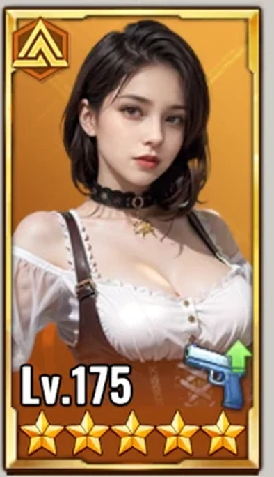 Legendary Rider hero card at level 175 with five stars
