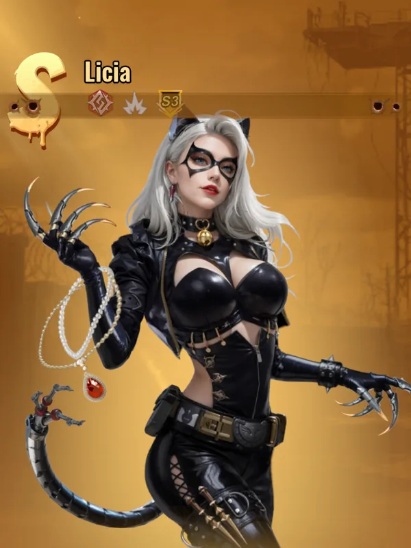 Licia, Blood Rose faction seasonal hero in Last Z Season 3 Dinosaur Origin