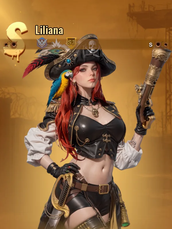 Liliana, Wings of Dawn faction seasonal hero in Last Z Season 3 Dinosaur Origin